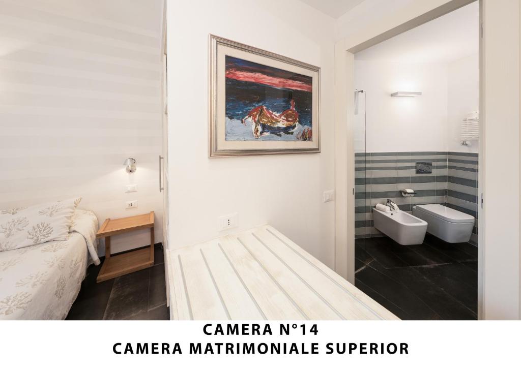 Posteľ alebo postele v izbe v ubytovaní I Tibei Guesthouse Affittacamere