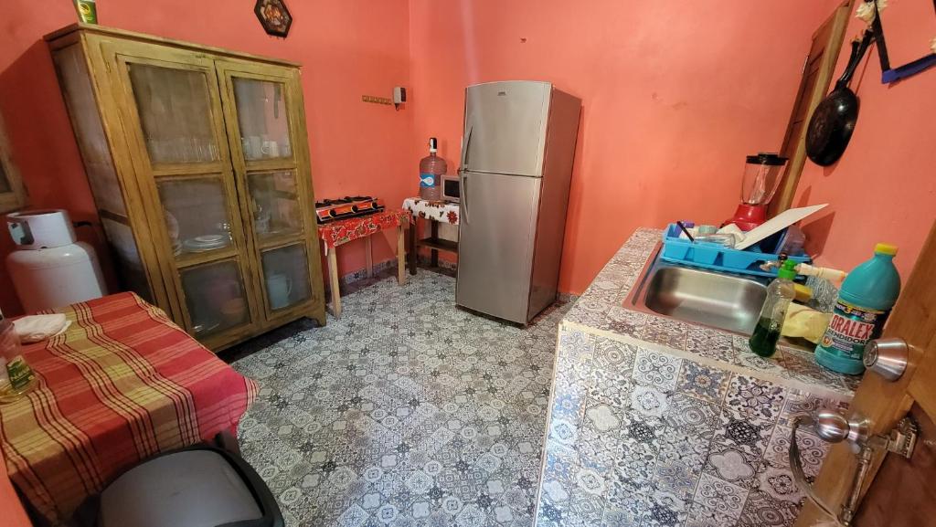 Kuchyň nebo kuchyňský kout v ubytování Casa Coral