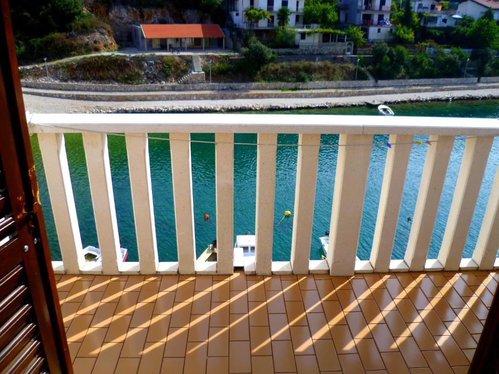 Balkón nebo terasa v ubytování Villa Michel