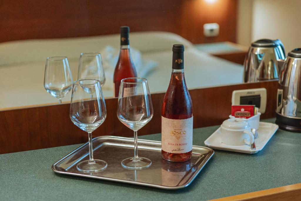 Nápoje v ubytování Hotel Amico
