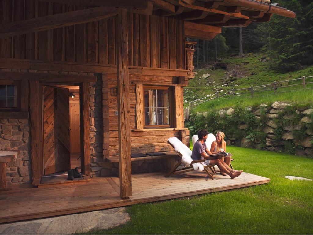 Zahrada ubytování Gletscher-Chalet Stubai
