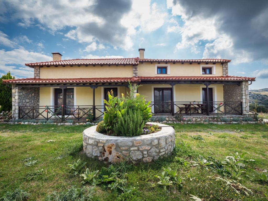 Zahrada ubytování Chalet Renata 1 Livadi Arachovas