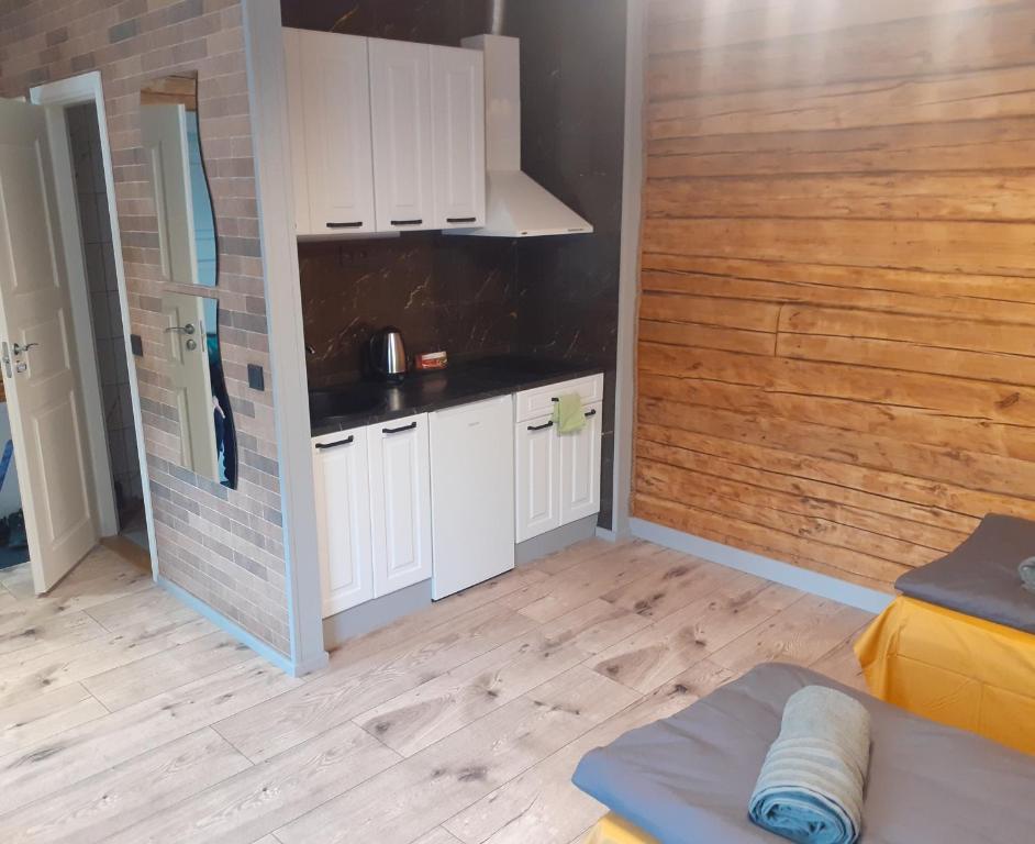 Köök või kööginurk majutusasutuses Rägavere tee 16 Apartment