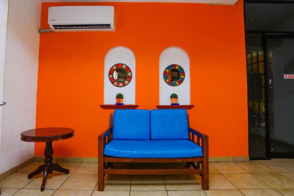 Posezení v ubytování Hotel Hacienda Cancun