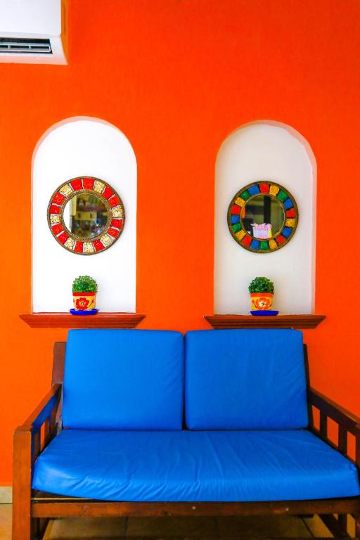Posezení v ubytování Hotel Hacienda Cancun