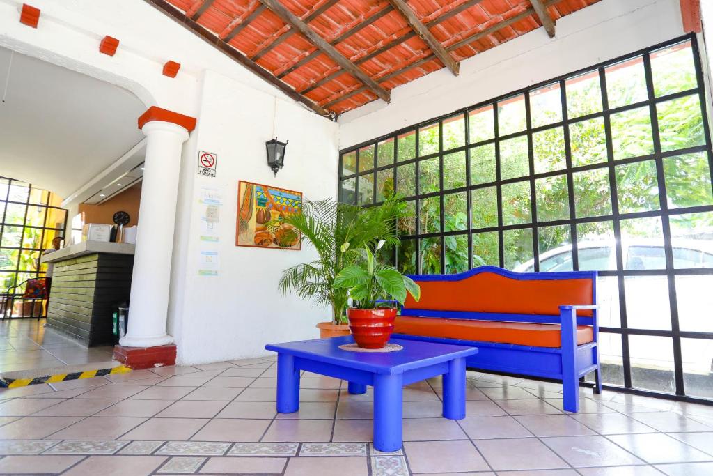 Posezení v ubytování Hotel Hacienda Cancun