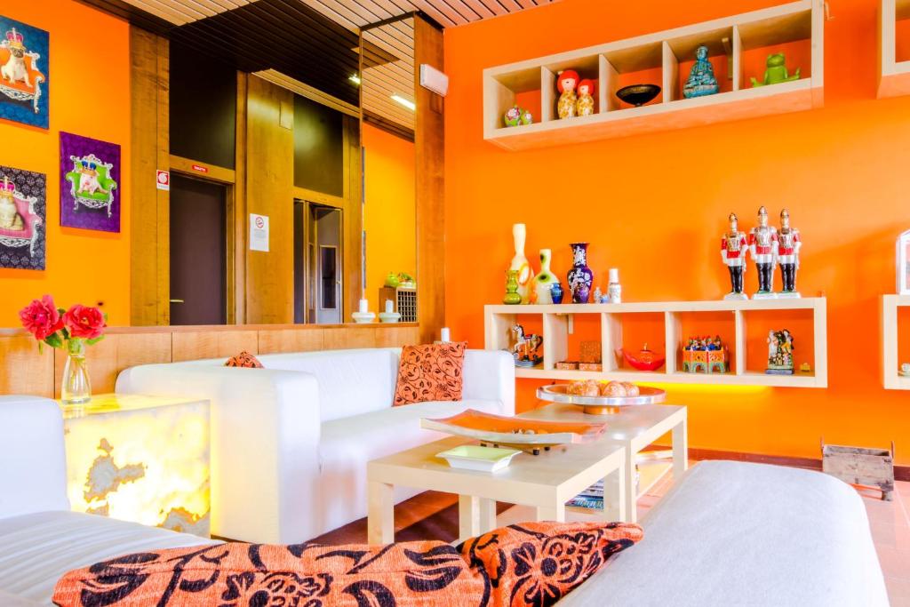 Posezení v ubytování Albergo Villa Gaia