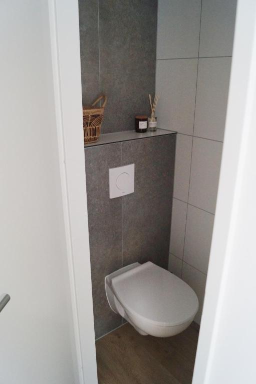 Koupelna v ubytování Chalet 't Zwaluwnest