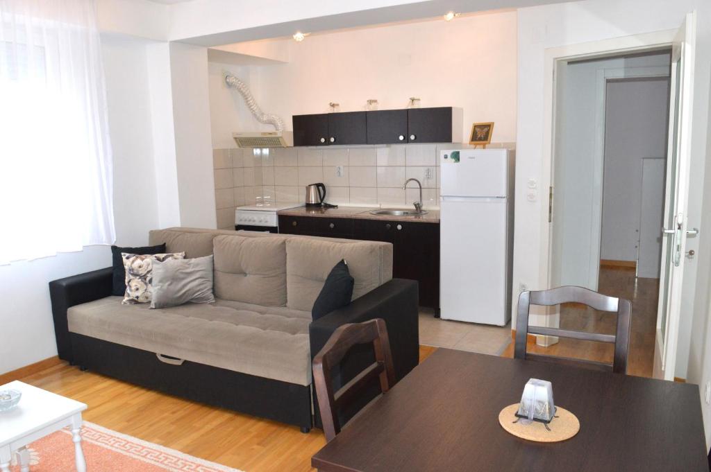 Kuchyň nebo kuchyňský kout v ubytování Alex Cosy Quarters
