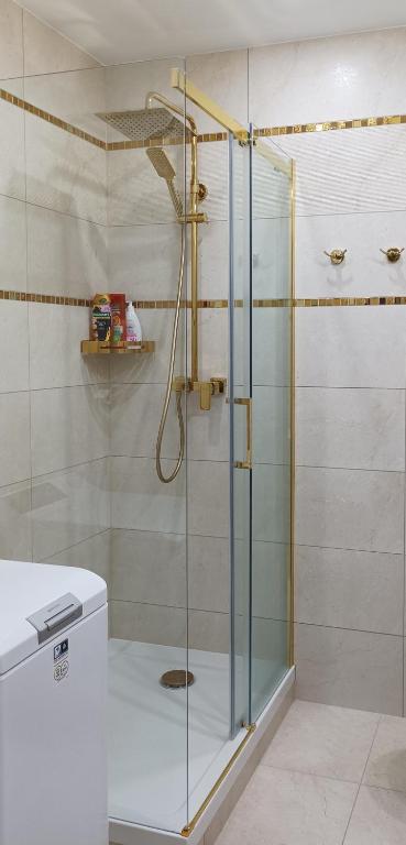 Koupelna v ubytování Apartament MAX