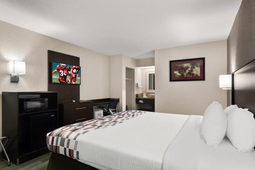 Red Roof Inn Kingsland - Deluxe Kamer Met Kingsize Bed - Roken