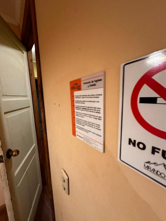 Certifikát, hodnocení, plakát nebo jiný dokument vystavený v ubytování Hostal y Cabañas Mirando al Mar