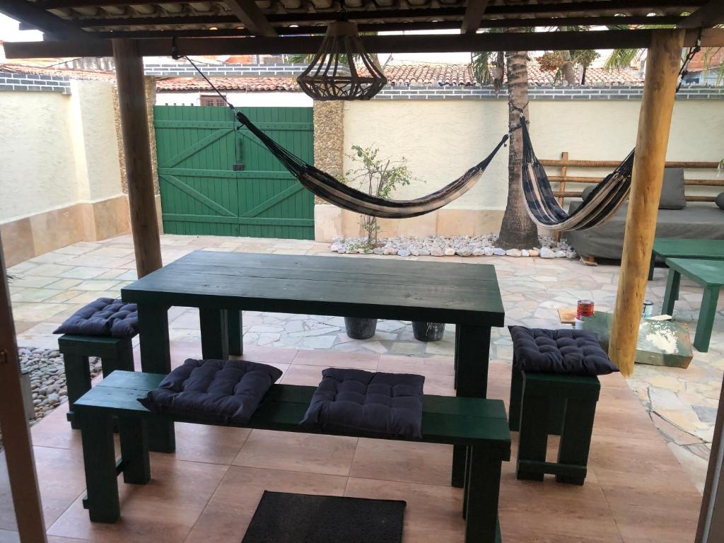 Balkón nebo terasa v ubytování Casita Cumbuco