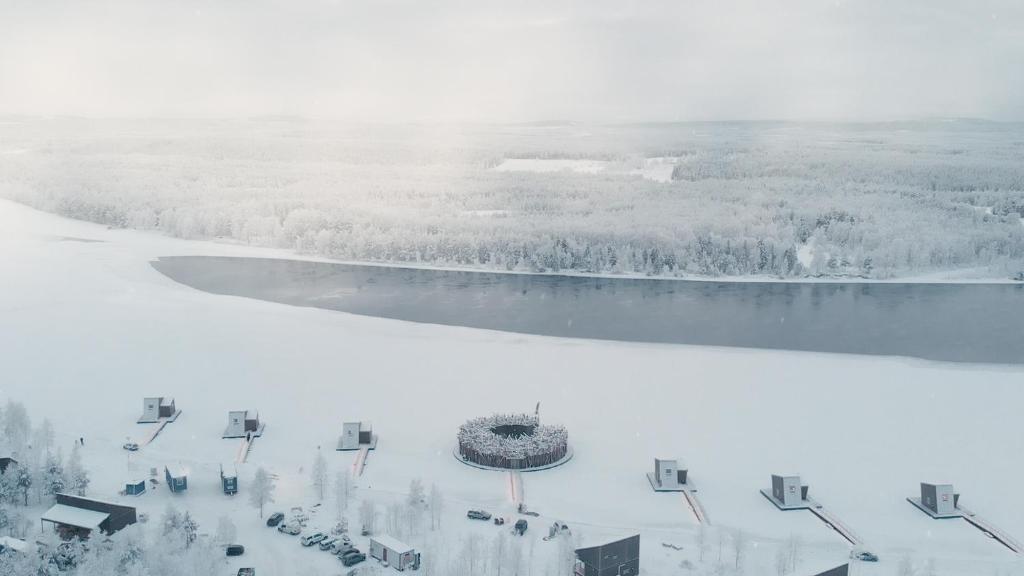 Arctic Bath v zimě