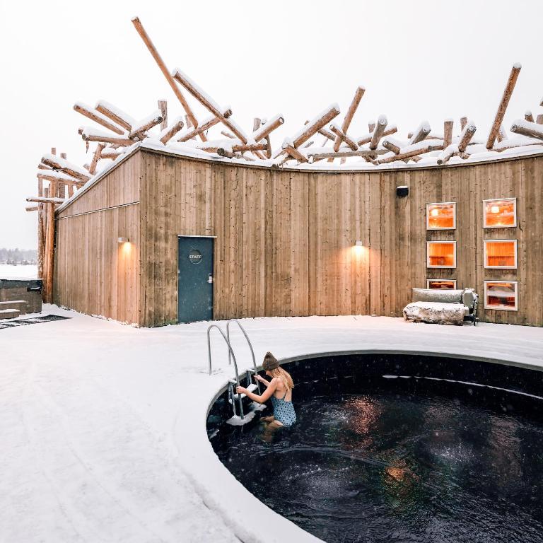 Arctic Bath v zimě