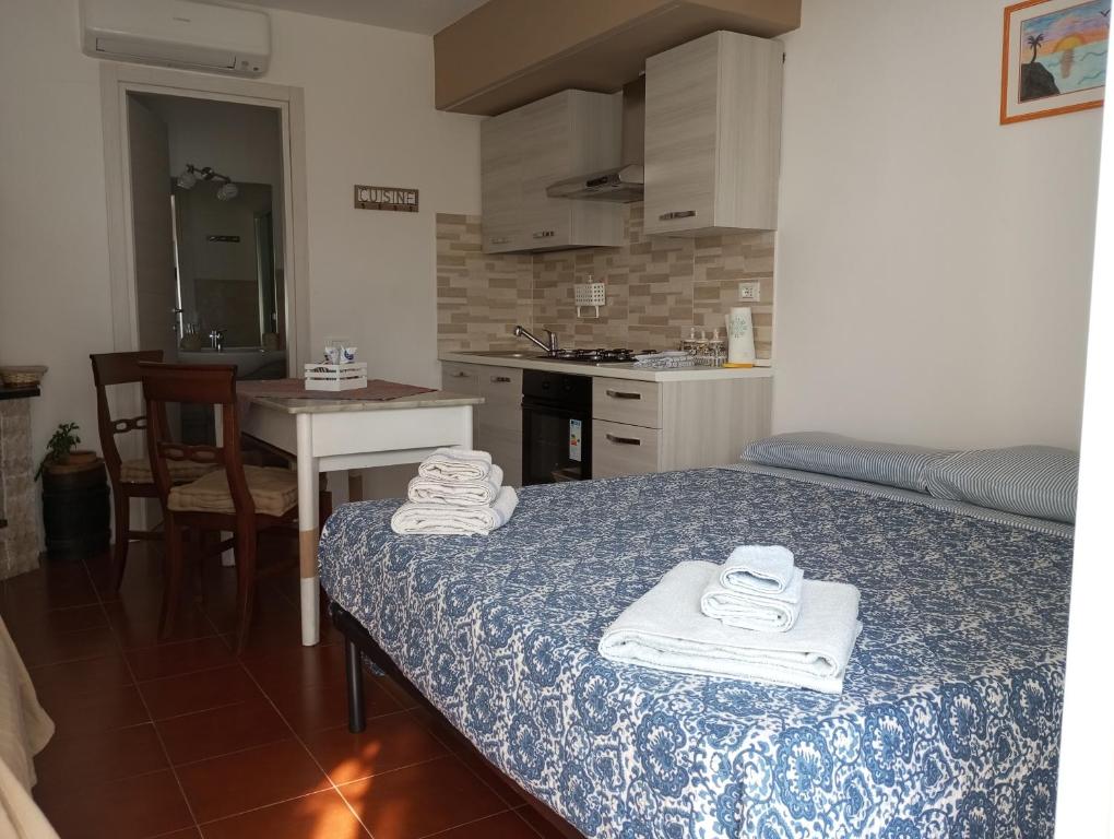 Kuchyň nebo kuchyňský kout v ubytování Tigullio Vacations panoramica apartments