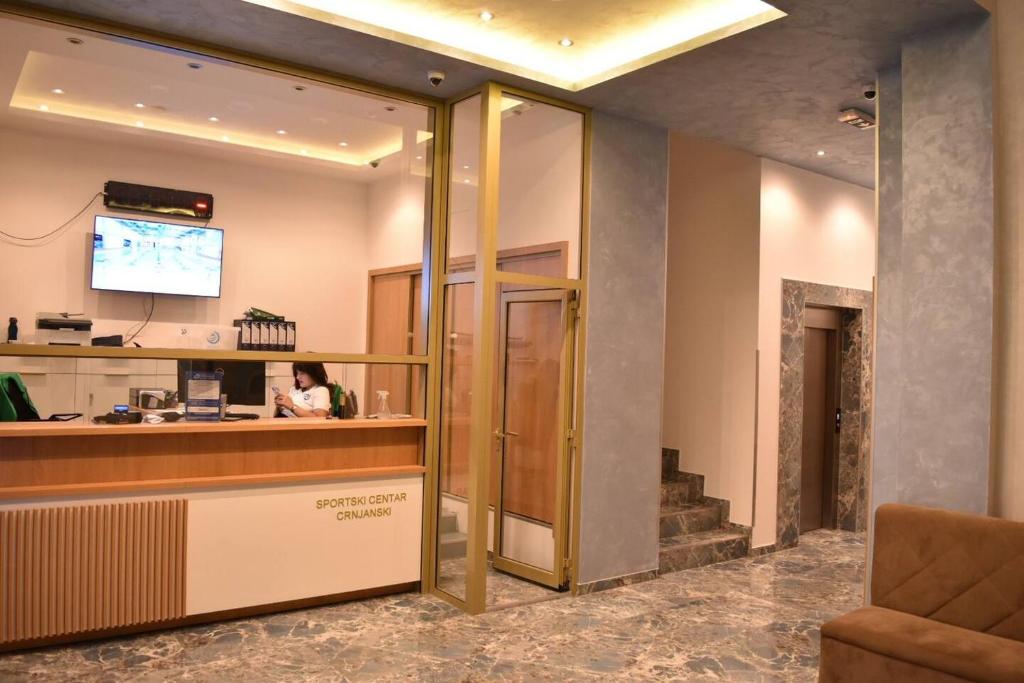 Vstupní hala nebo recepce v ubytování Lux Apartman Crnjanski IV, Jagodina
