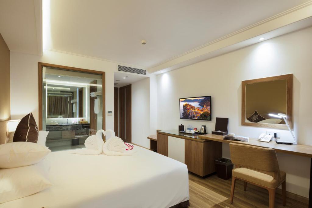 Phòng Senior Deluxe Giường Đôi với Tầm nhìn ra Biển