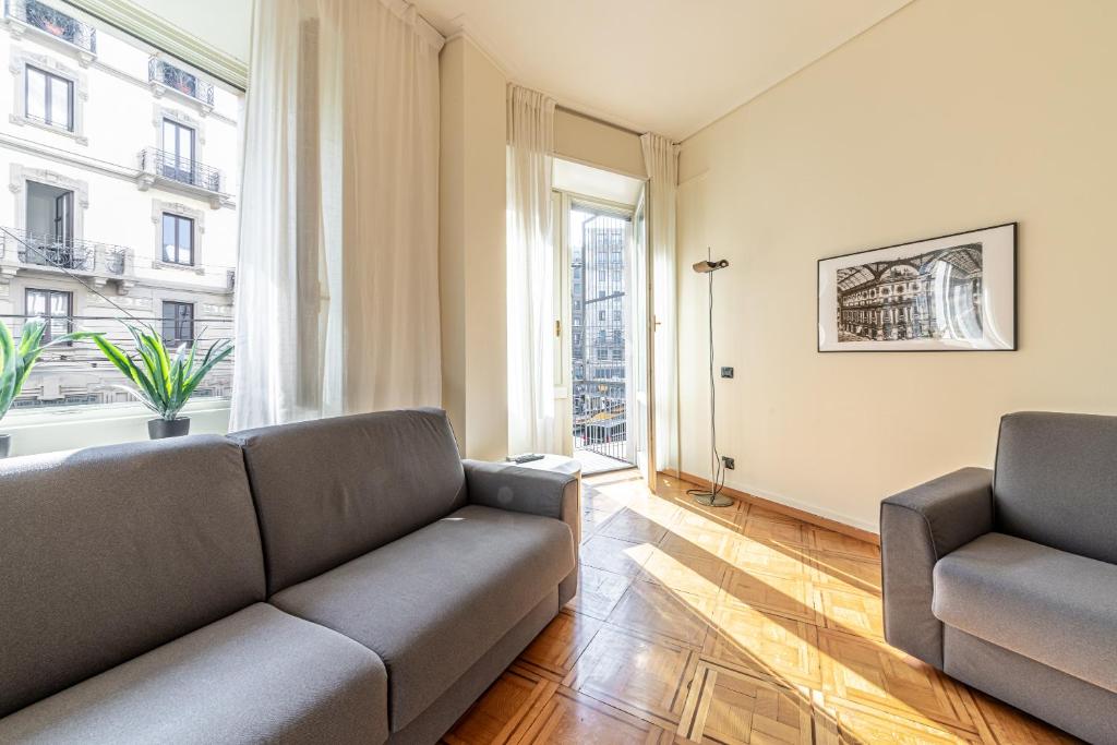 A seating area at Ca' Magenta