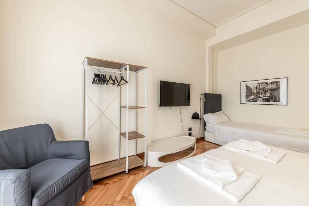 A bed or beds in a room at Ca' Magenta