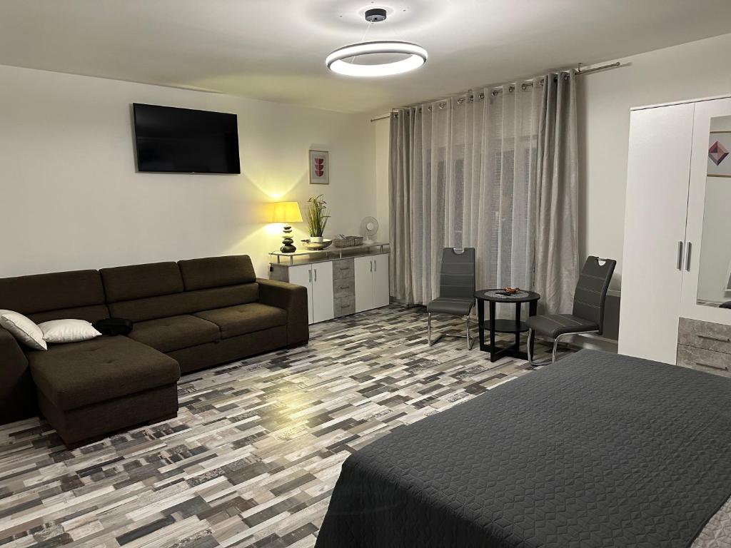 Posezení v ubytování Apartmány Piller