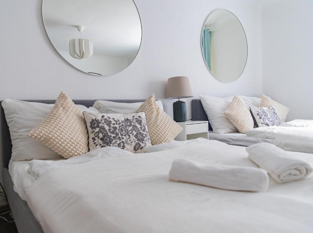 Krevet ili kreveti u jedinici u okviru objekta Studio Apartment, 3 min to U1 Reumannplatz