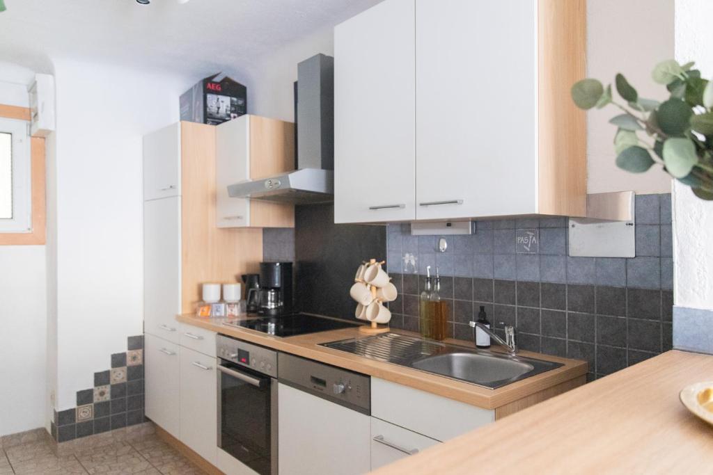 Kuhinja ili čajna kuhinja u objektu Studio Apartment, 3 min to U1 Reumannplatz