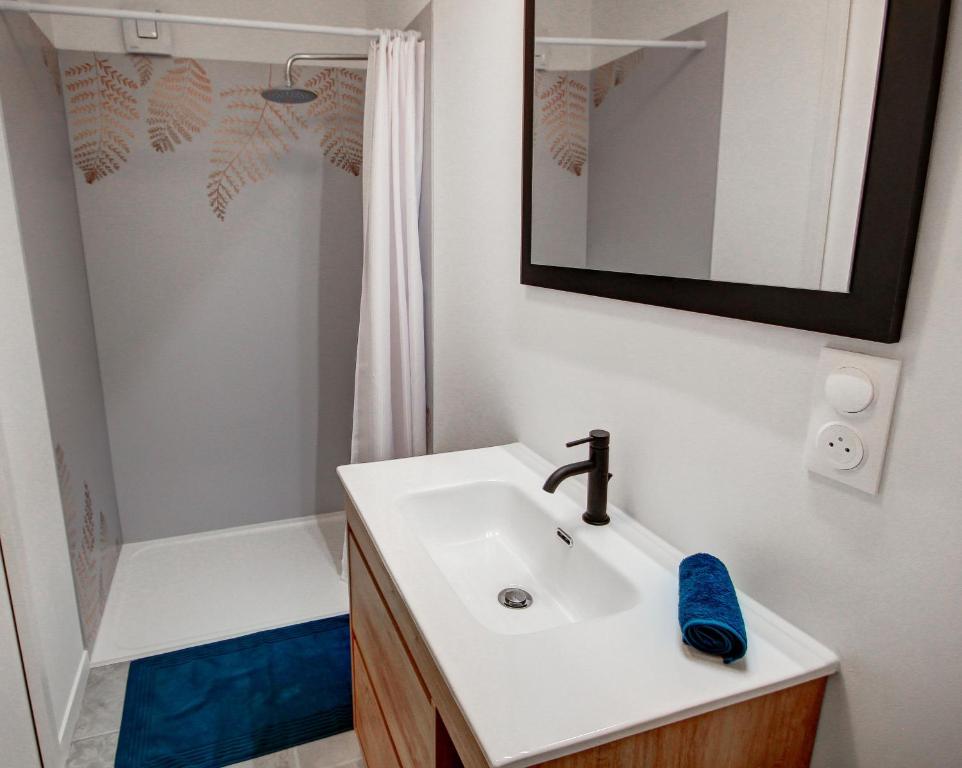 Chambres d'hôtes du Val d'Asson - Double Room With Private Bathroom