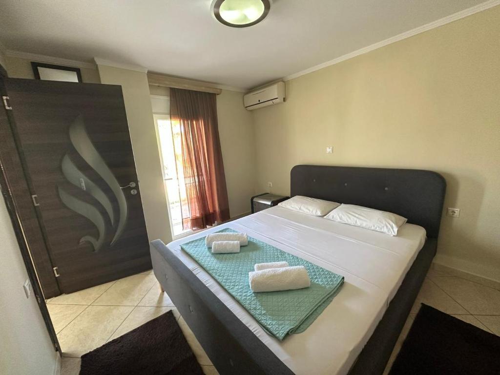 Postel nebo postele na pokoji v ubytování Riviera Beach apart no 5