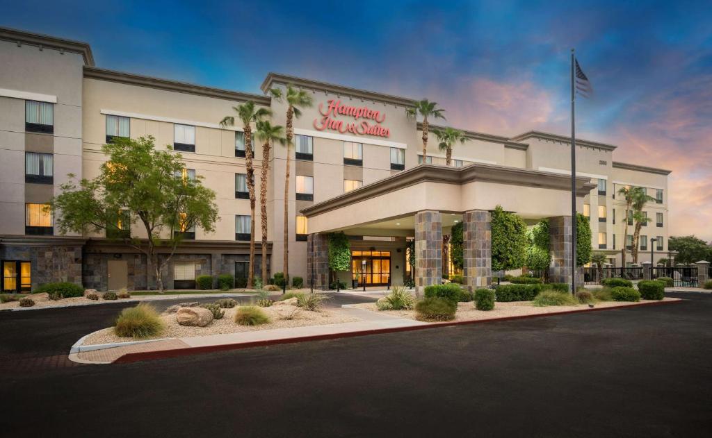 a rendering of the front of a hotel at Hampton Inn & Suites Phoenix North/Happy Valley in Phoenix