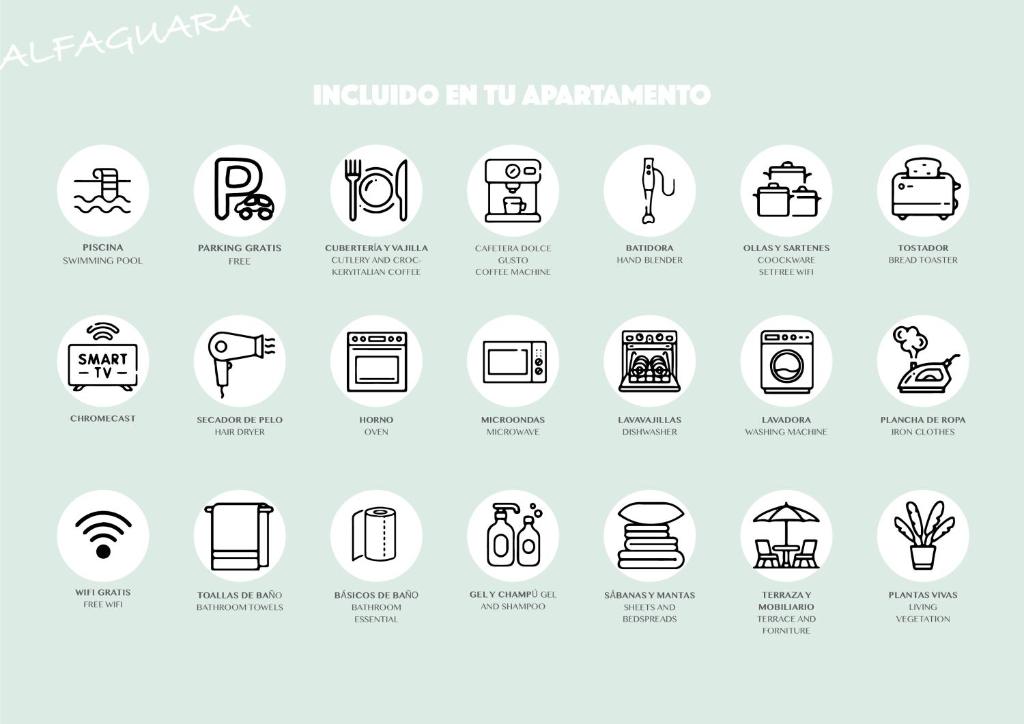 Plan piętra w obiekcie Precioso Chalet en Almuñecar junto al Mar con Garage privado
