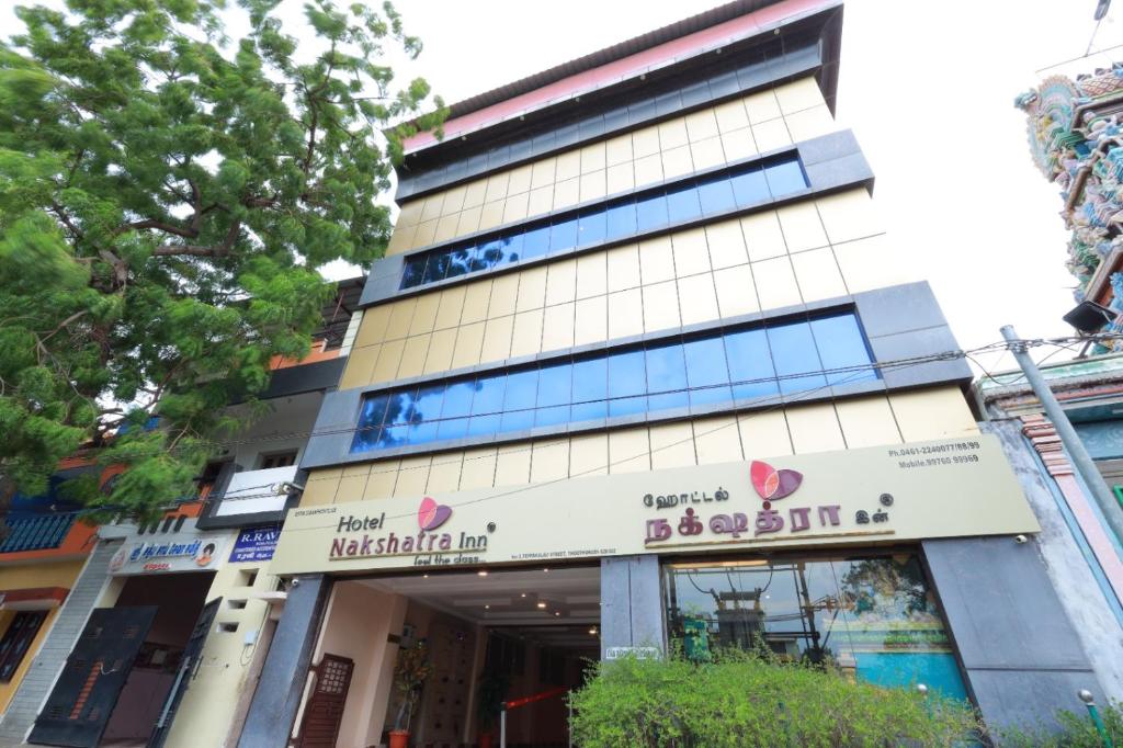 a view of the building of the madhuban hotel at Hotel Nakshatra Inn VL Tuticorin in Tuticorin