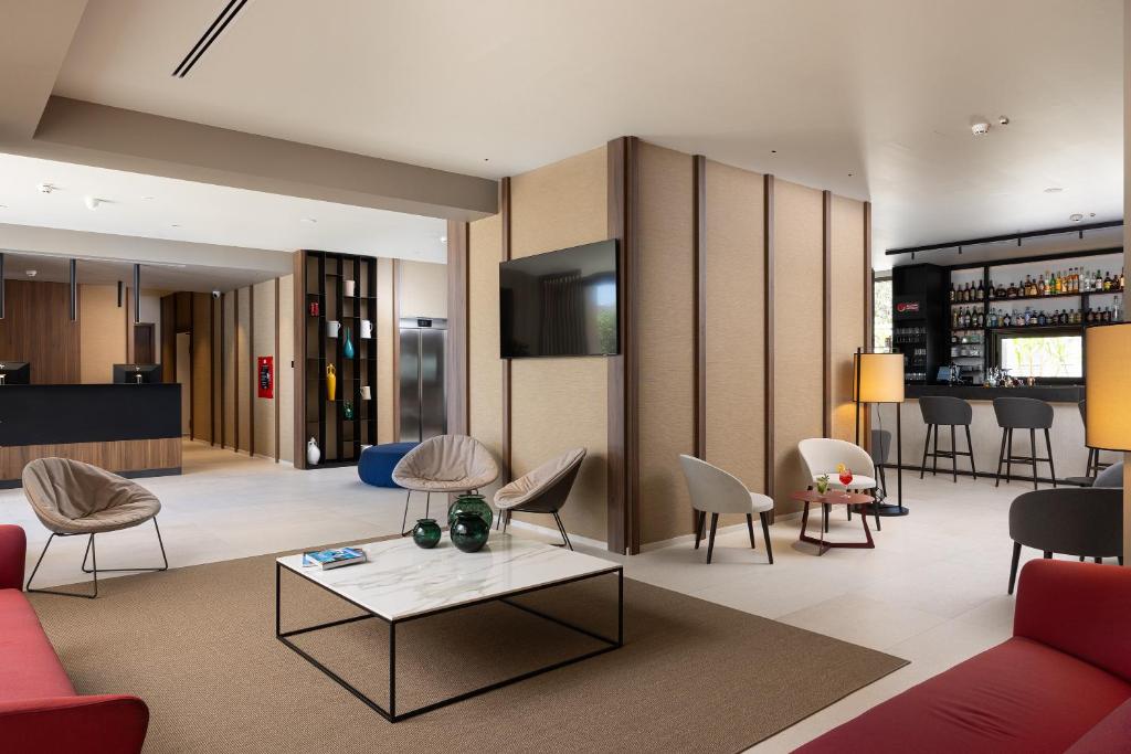 Posezení v ubytování B21 Lifestyle Hotel