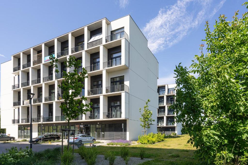 Budova, v ktorej sa apartmán nachádza