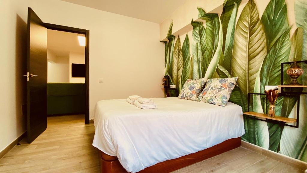 Postel nebo postele na pokoji v ubytování Click&Guest - Casa Sureste Gran Canaria