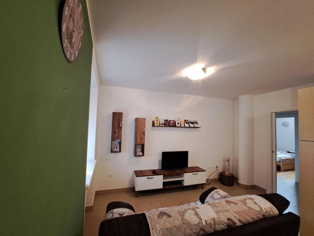 Postel nebo postele na pokoji v ubytování Appartamento Al Borgo