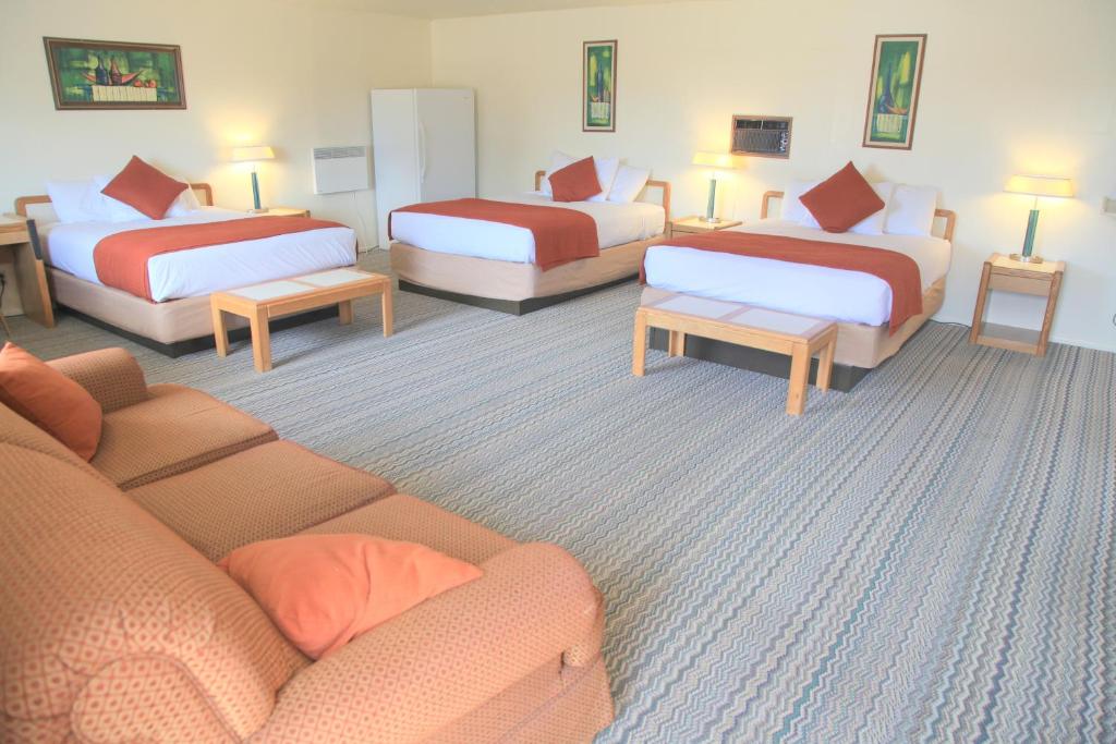 Postel nebo postele na pokoji v ubytování Bryce Zion Inn