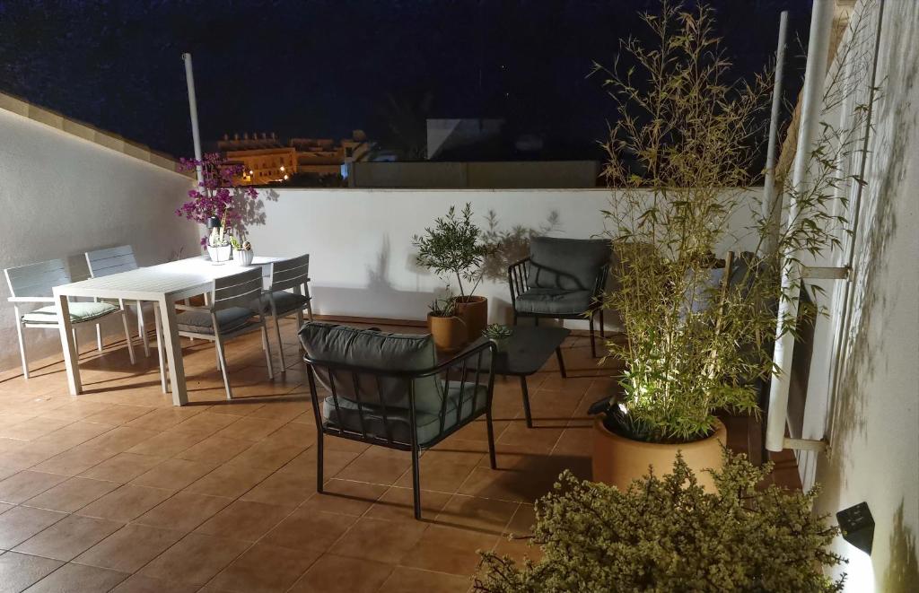 Balkón nebo terasa v ubytování Edificio can Sord Apto nº 2