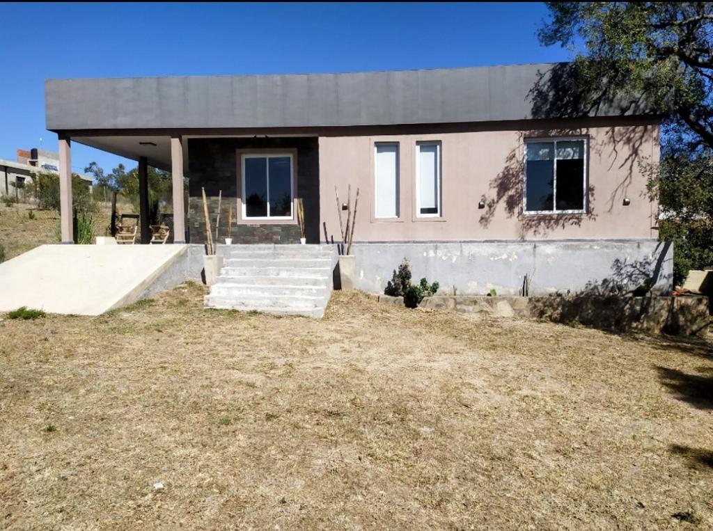 Bygningen som feriehuset ligger i