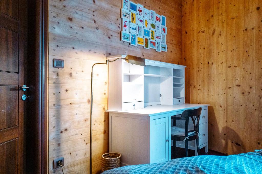 Postel nebo postele na pokoji v ubytování Strohlehm'zhaus