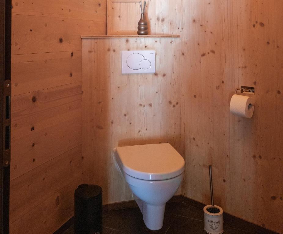 Koupelna v ubytování Strohlehm'zhaus