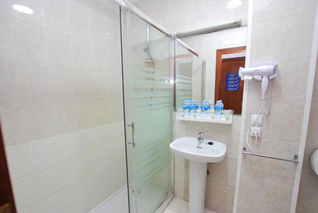 Kúpeľňa v ubytovaní Hotel Tres Leones