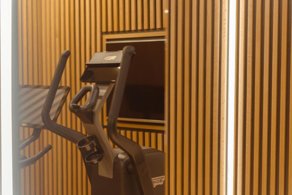 Fitness centrum a/nebo fitness zařízení v ubytování Strandhotel Ostende