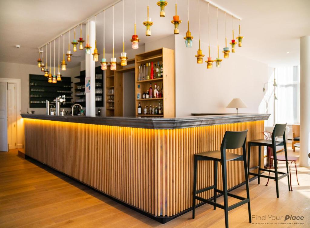 Lounge nebo bar v ubytování Les Sorbiers