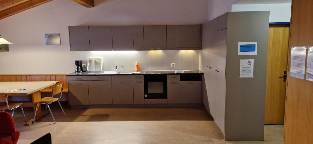 Кухня или мини-кухня в Geräumige Wohnungen für Familien und Gruppen 9 Betten
