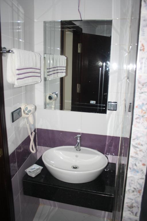 Koupelna v ubytování Hotel Salime Al Khozama