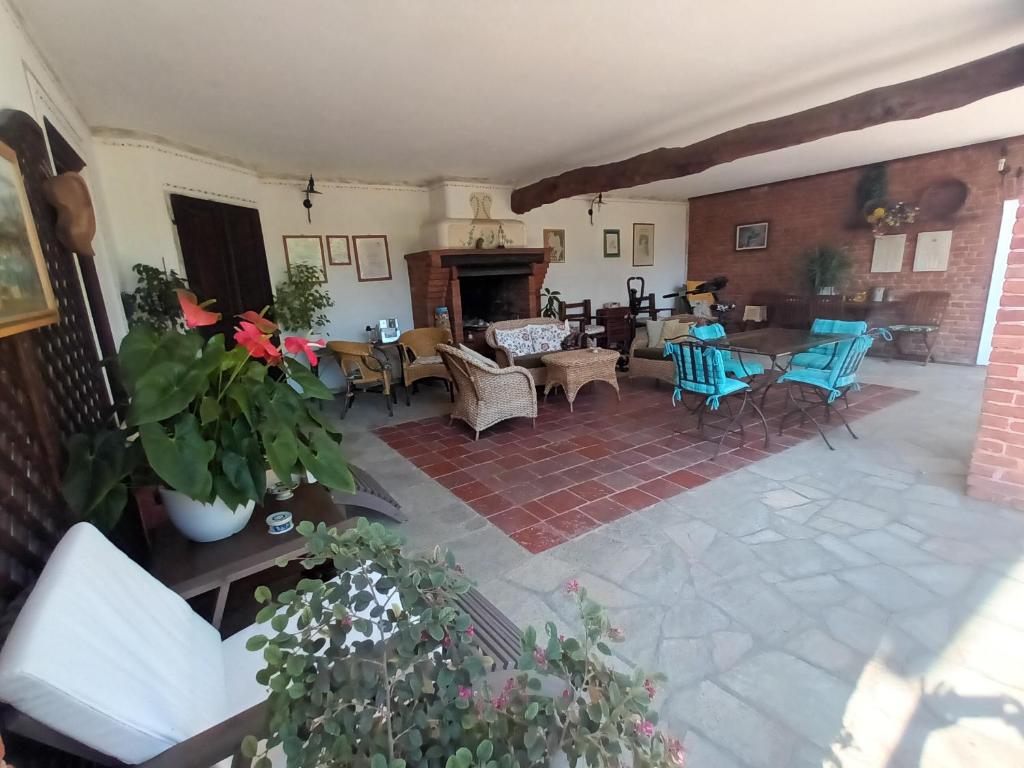 Posezení v ubytování Guest House La Carolina