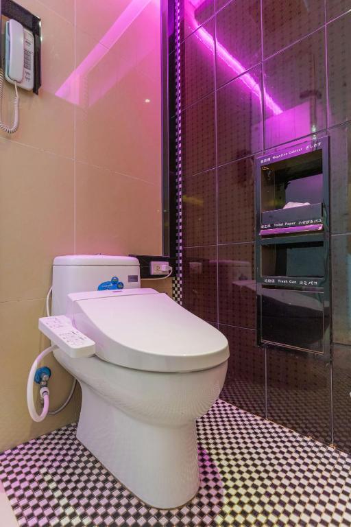 Koupelna v ubytování King Motel王者 桃園市旅館177號