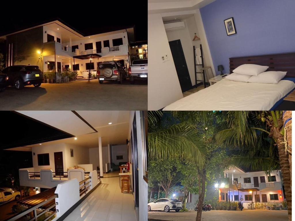 a collage of three pictures of a house at กัญญ่า เพลส KANYA in Maha Sarakham