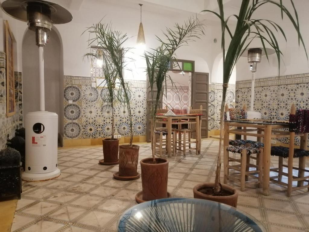 Restaurace v ubytování Riad Papadou